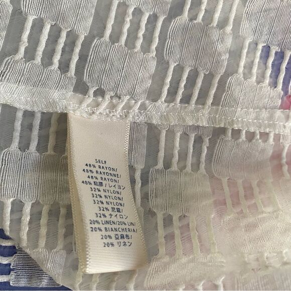 Rebecca Minkoff Semi Sheer Ivory Top Size XS - Picture 6 of 8